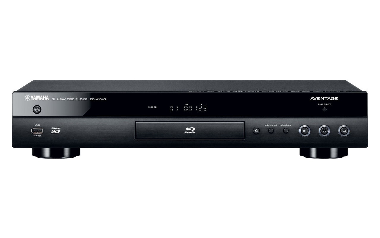 Hire Yamaha BD-A1040 BluRay DVD player in Cardiff, Newport, Swansea, Carmarthenshire, Pembrokeshire & South West Wales